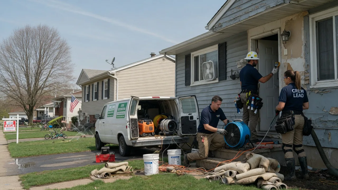 Flood Cleanup in Center Junction, IA near me